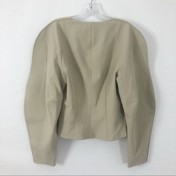 NWT Nanushka Harini Sculpted Sleeve Top‎ Stone Size XL - Picture 4 of 10